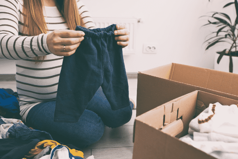 donated clothing